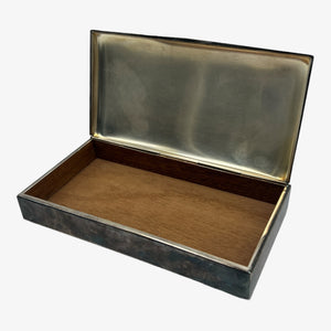 Mid-Century Danish Silver Plate Cigarette Box