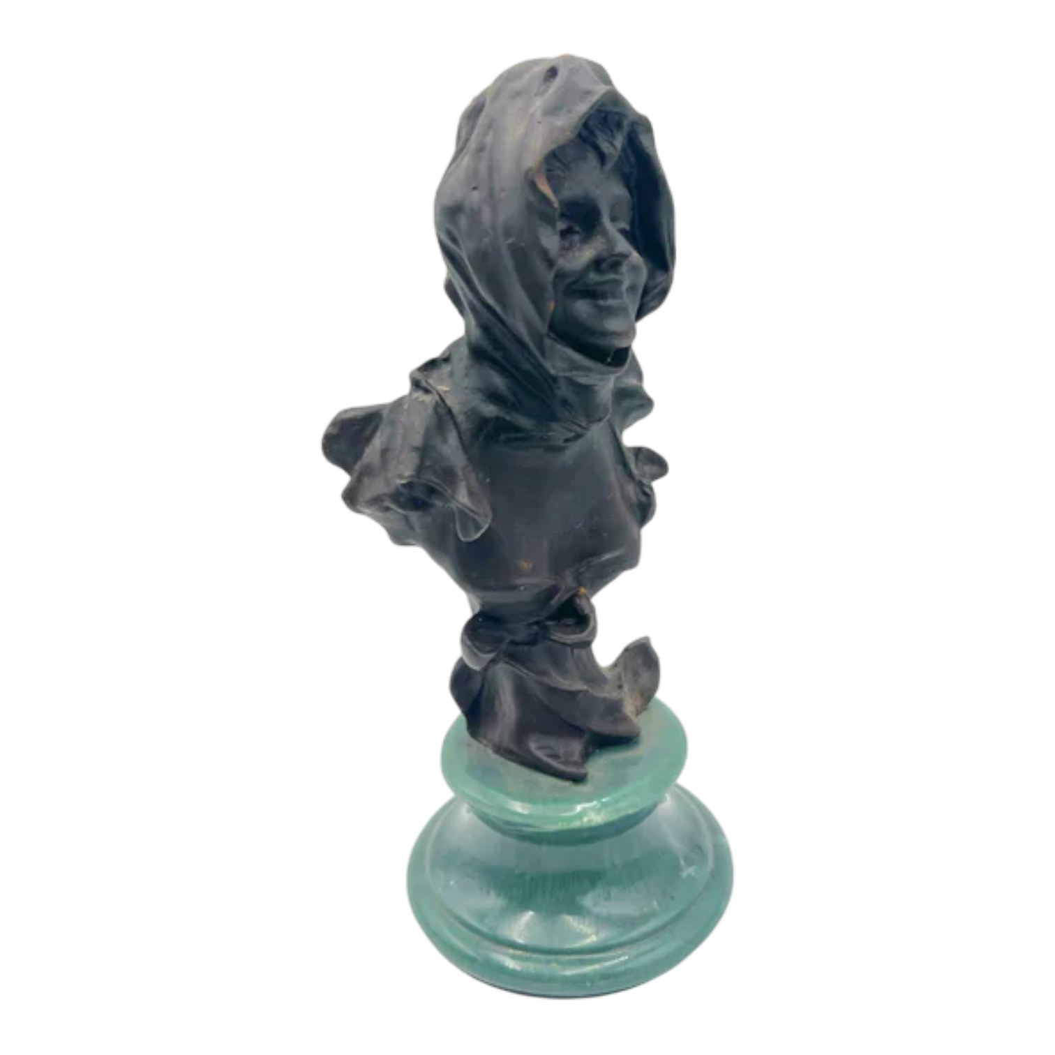 Vintage Bronze Bust by Van Der Straeten