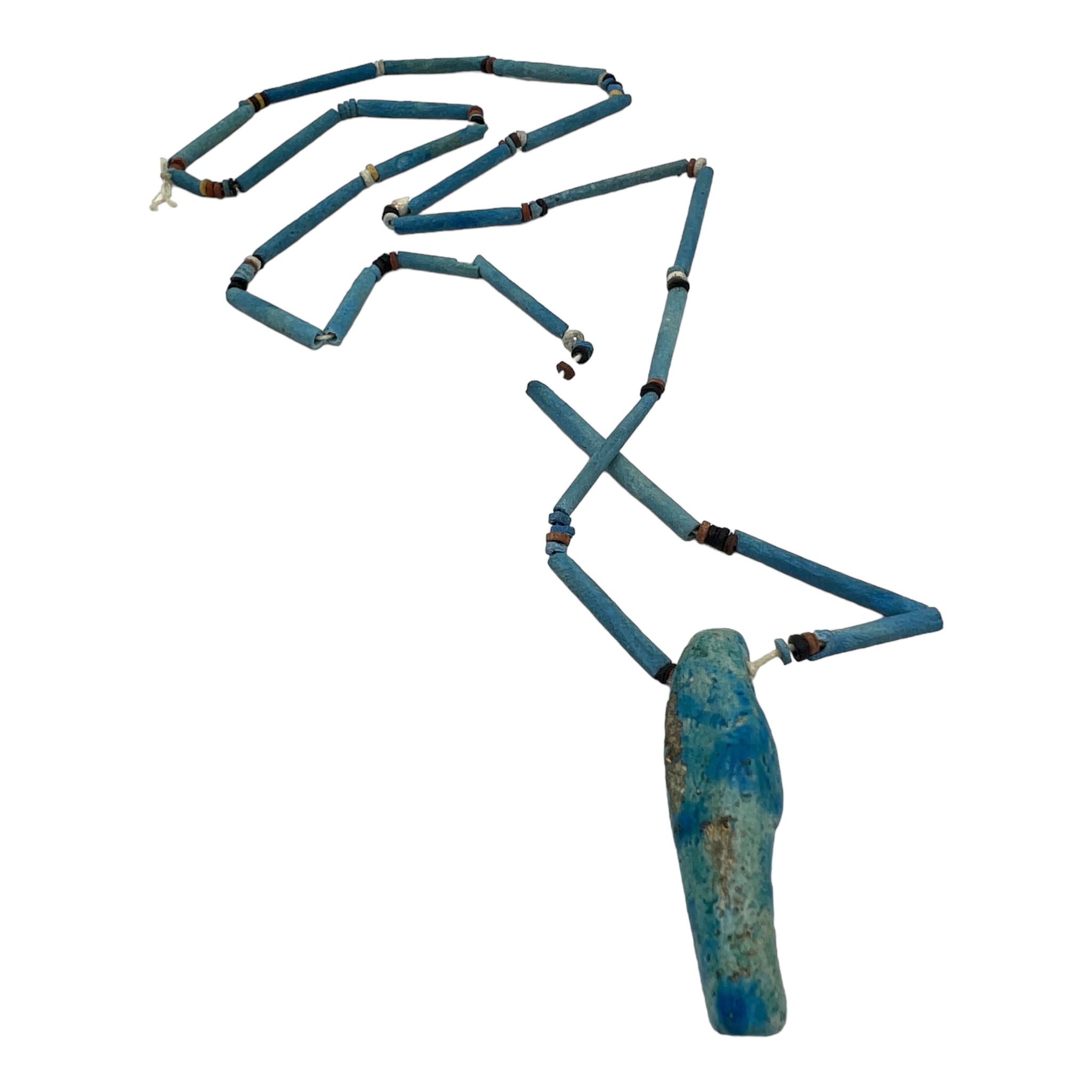 Ancient Egyptian Ushabti Amulet Death Necklace