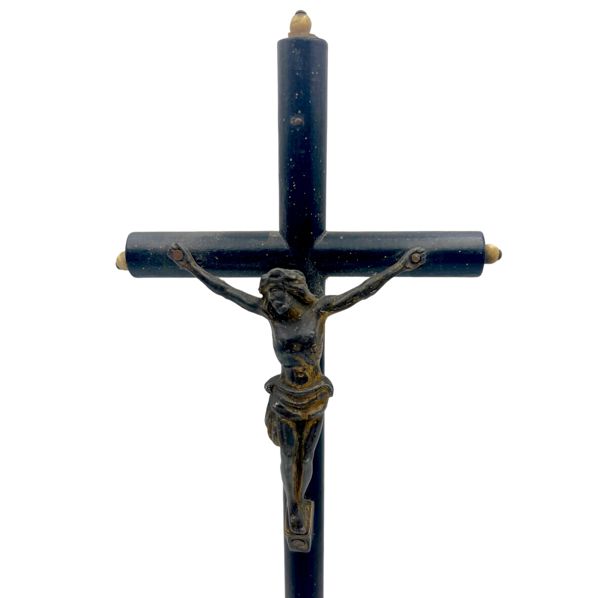 Antique Victorian Wooden Crucifix
