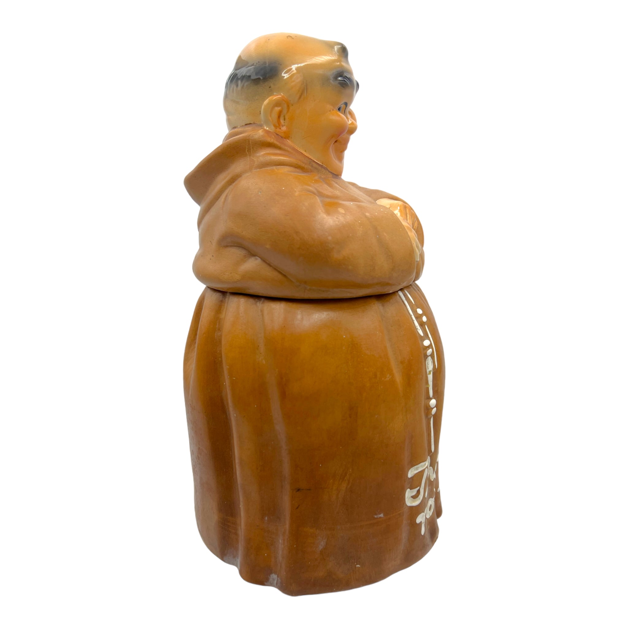 Vintage Ceramic Twin Winton Friar Cookie Jar