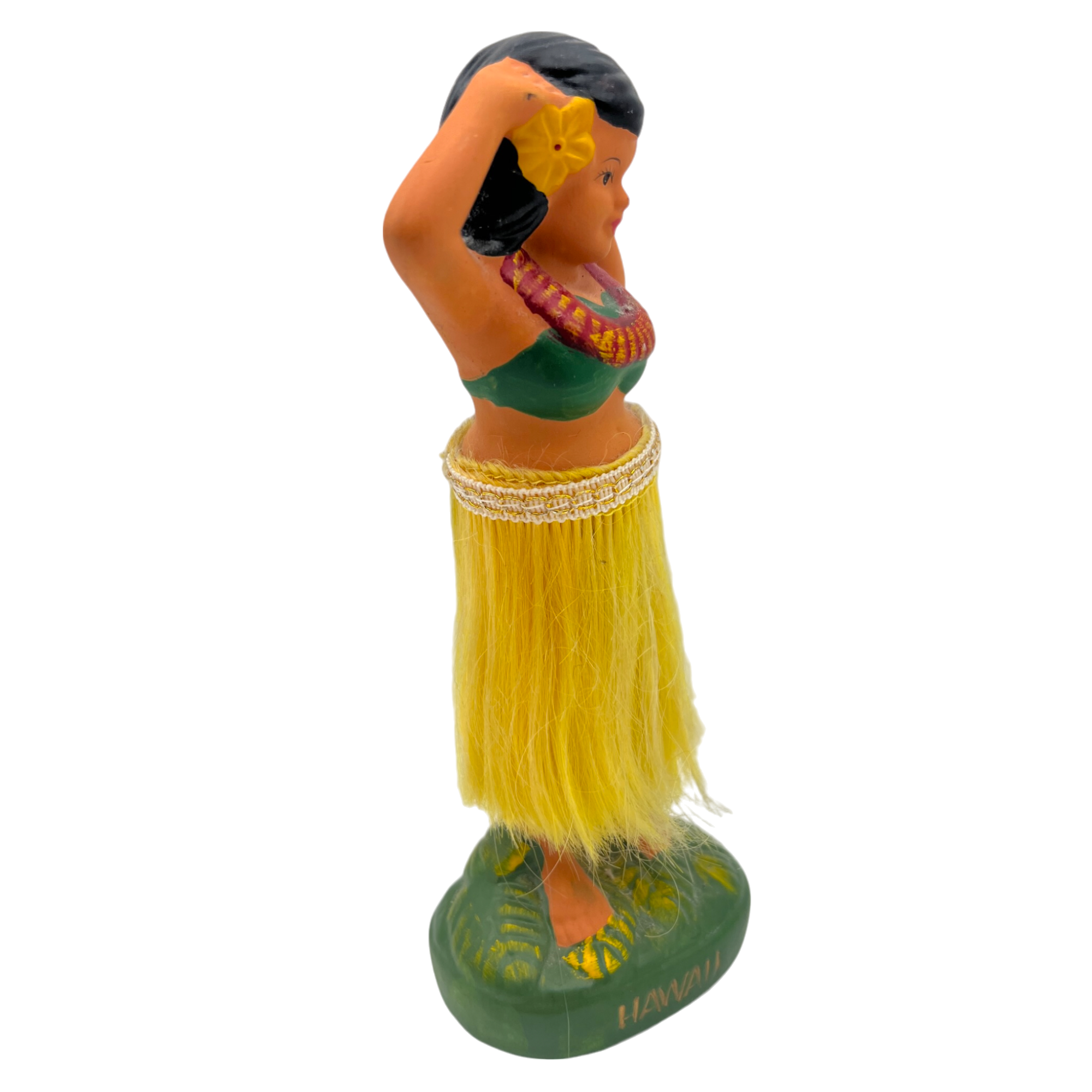 Rare Mid-Century Hawaiian Hula Chalkware Bobble