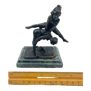 Vintage Bronze Alfred Fils "Leap Frog" Statue