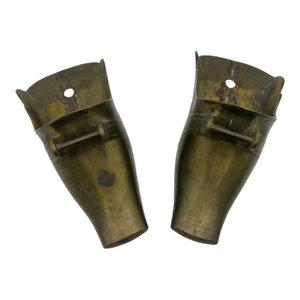 Antique Spanish Colonial Brass Saddle Stirrups