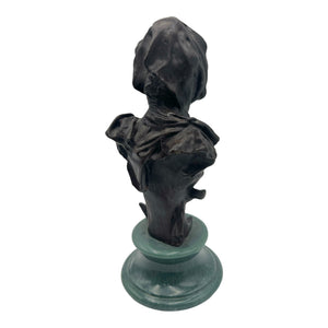 Vintage Bronze Bust by Van Der Straeten