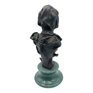 Vintage Bronze Bust by Van Der Straeten