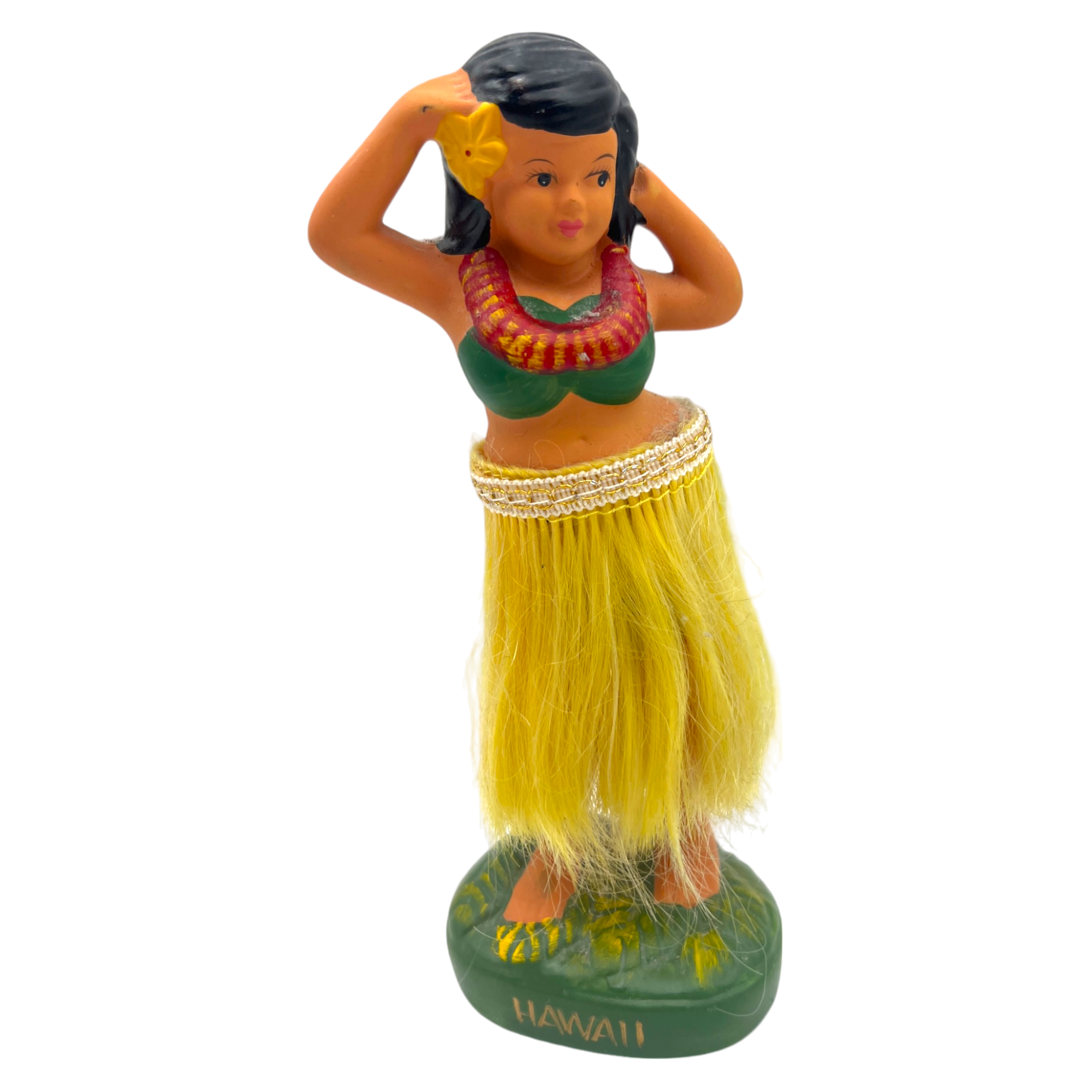 Rare Mid-Century Hawaiian Hula Chalkware Bobble