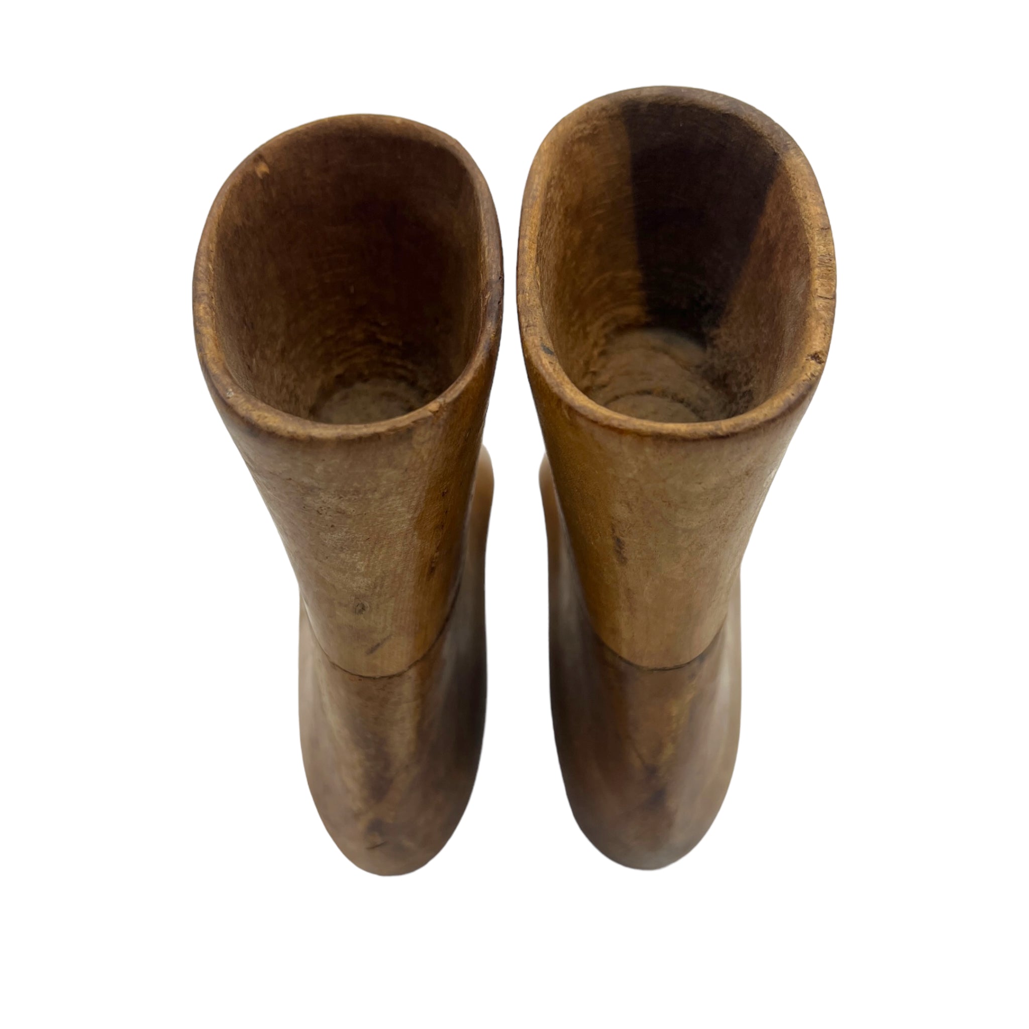 Antique Wooden Cobbler's Shoe Form Pair