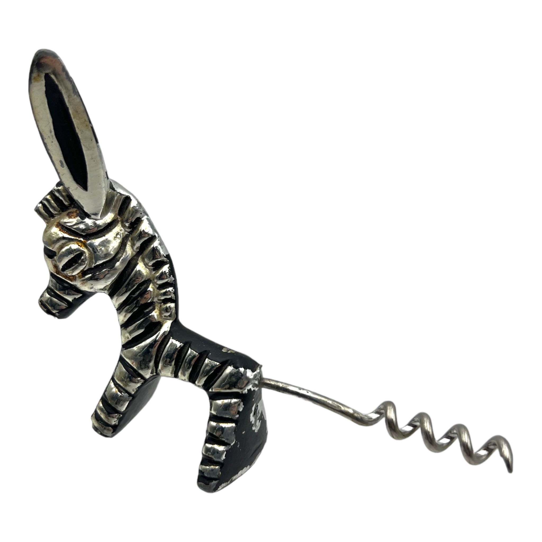 Rare Walter Bosse Mid-Century Zebra Corkscrew
