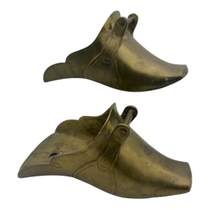 Antique Spanish Colonial Brass Saddle Stirrups