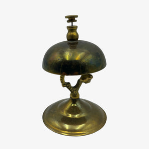 Vintage Brass Front Desk Call Bell