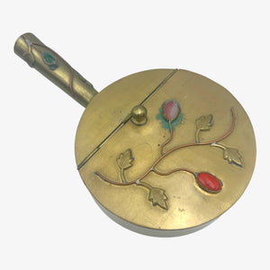 Vintage Chinese Brass Crumb Catcher Pan