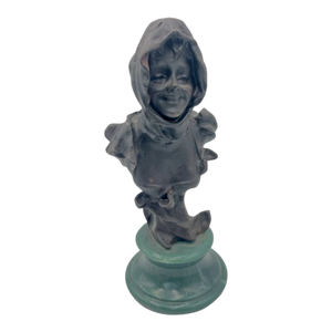 Vintage Bronze Bust by Van Der Straeten