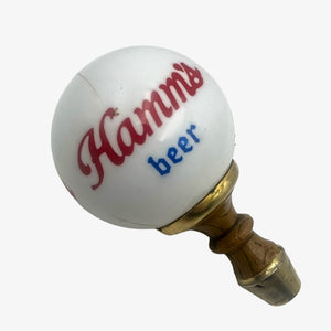 Vintage Hamm's Porcelain Beer Tap Handle