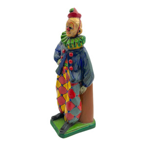 Vintage Chalkware Carnival Prize Clown Bank