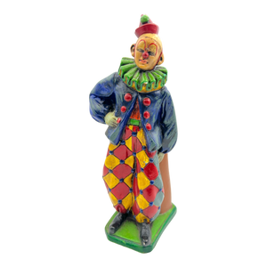 Vintage Chalkware Carnival Prize Clown Bank