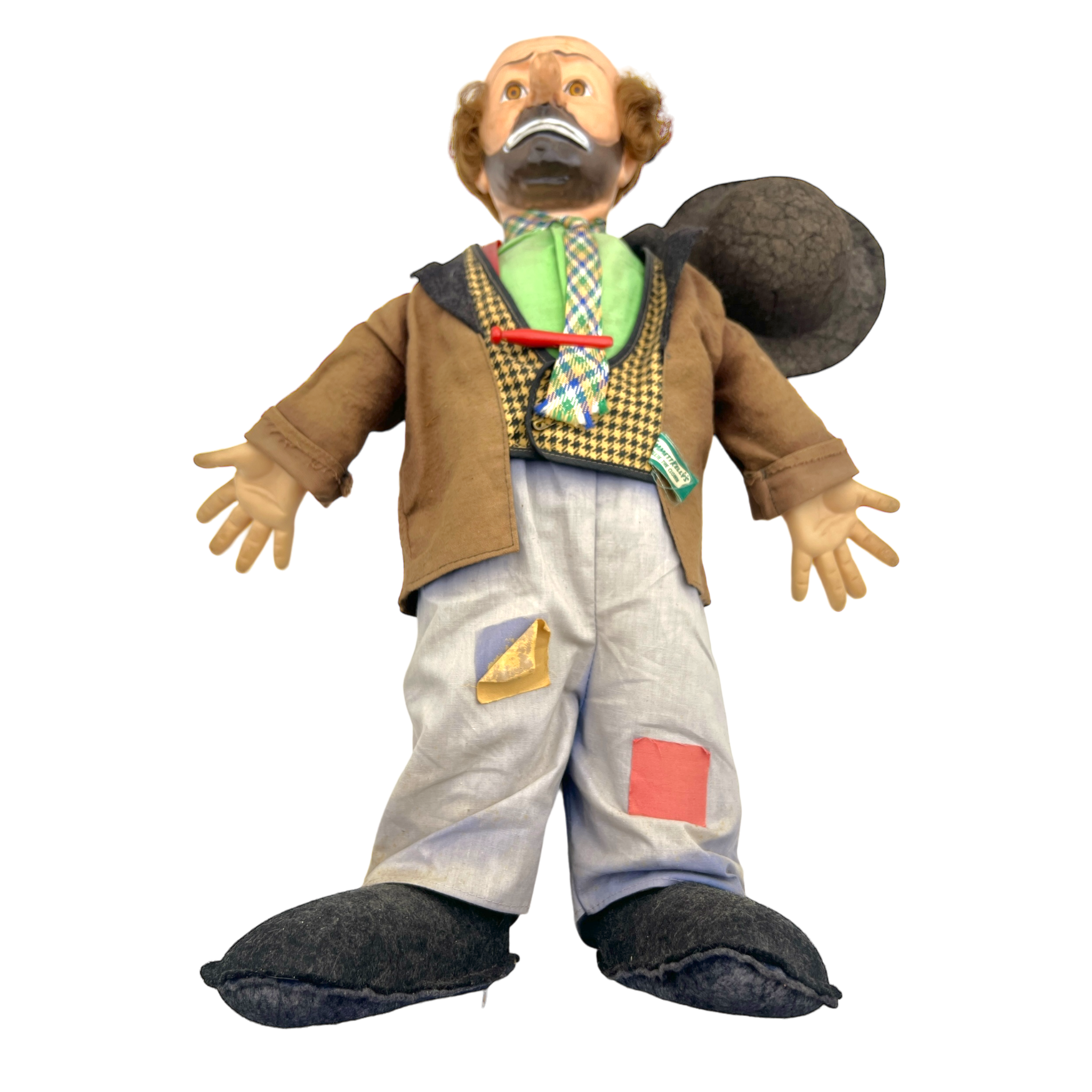 Vintage Emmet Kelly Willie the Clown Doll Ballyhoo Curiosity Shop