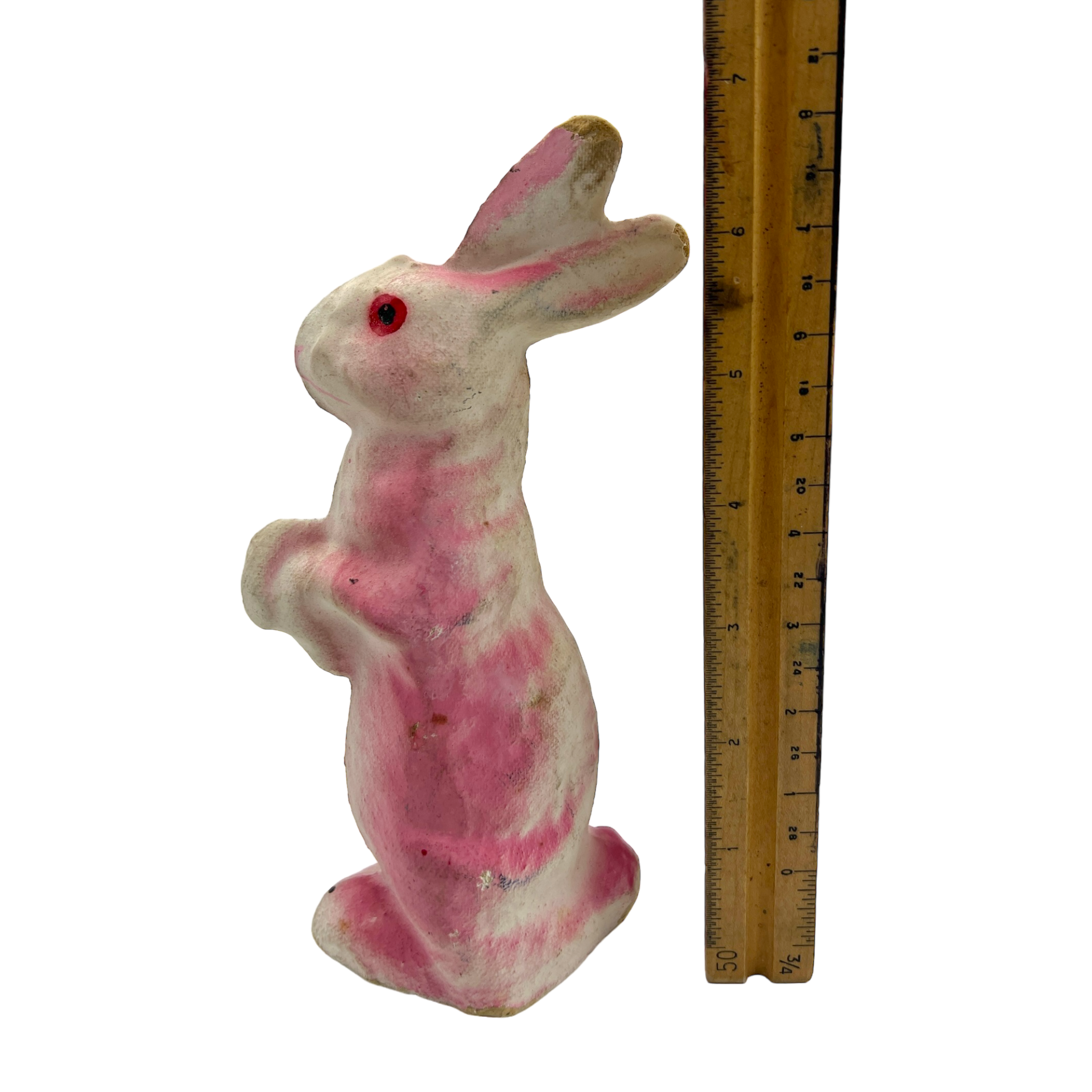 Vintage 1940's Pulp Easter Bunny Candy Container