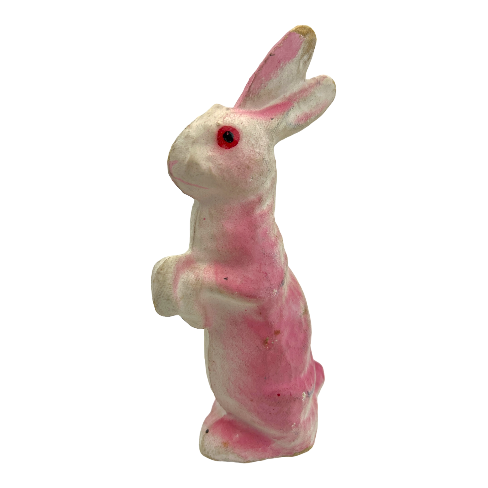 Vintage 1940's Pulp Easter Bunny Candy Container