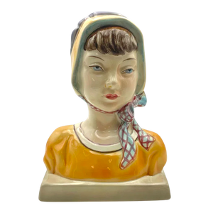 Vintage Goldscheider Porcelain Bust