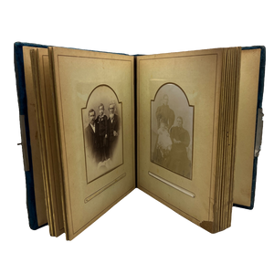 Antique Victorian Photo Album +27 Antique Photos Included