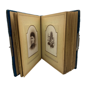 Antique Victorian Photo Album +27 Antique Photos Included