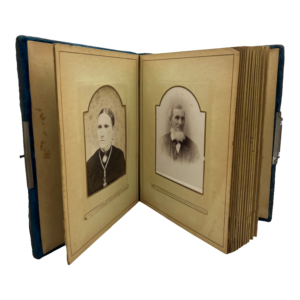 Antique Victorian Photo Album +27 Antique Photos Included