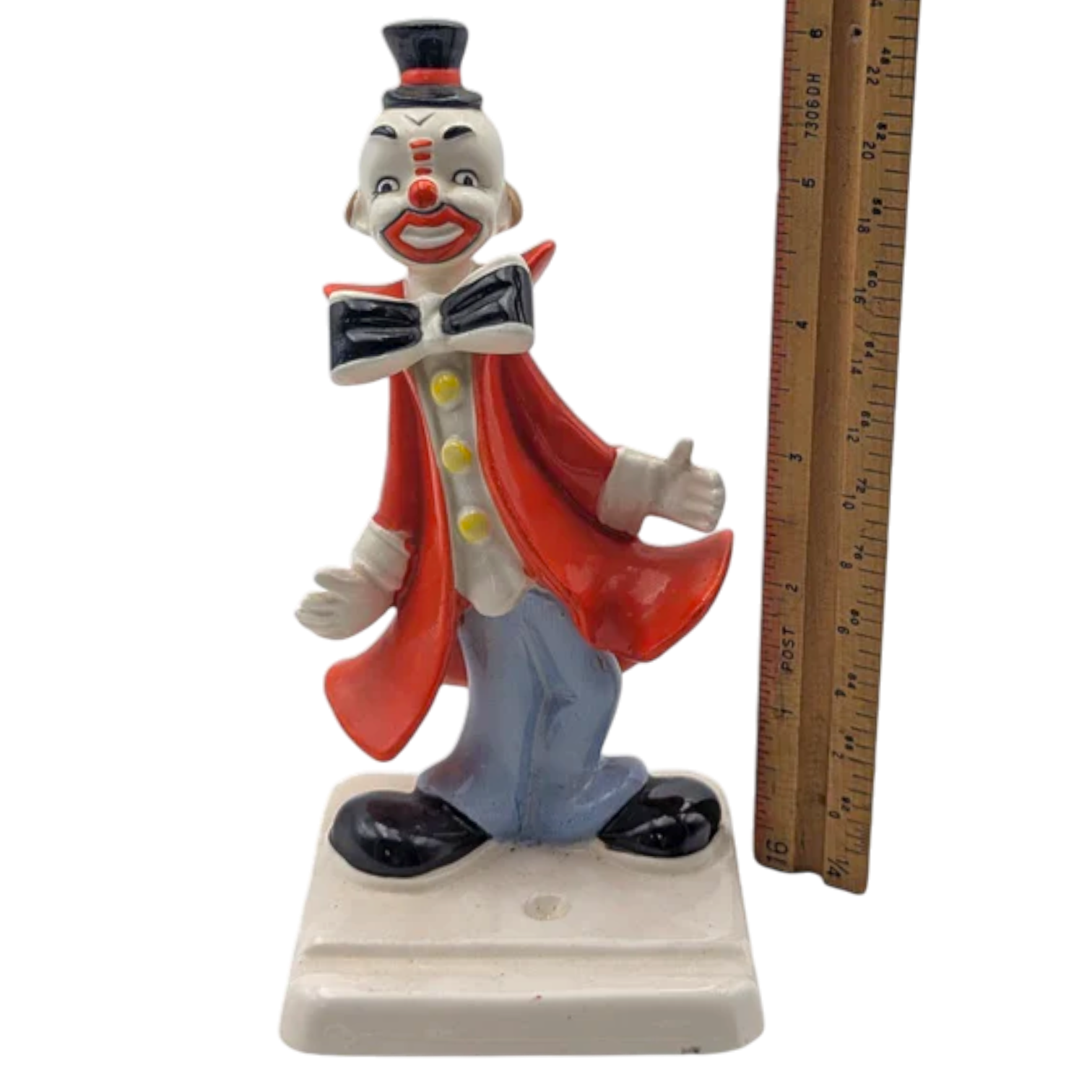 Vintage Porcelain Clown Pen Rest