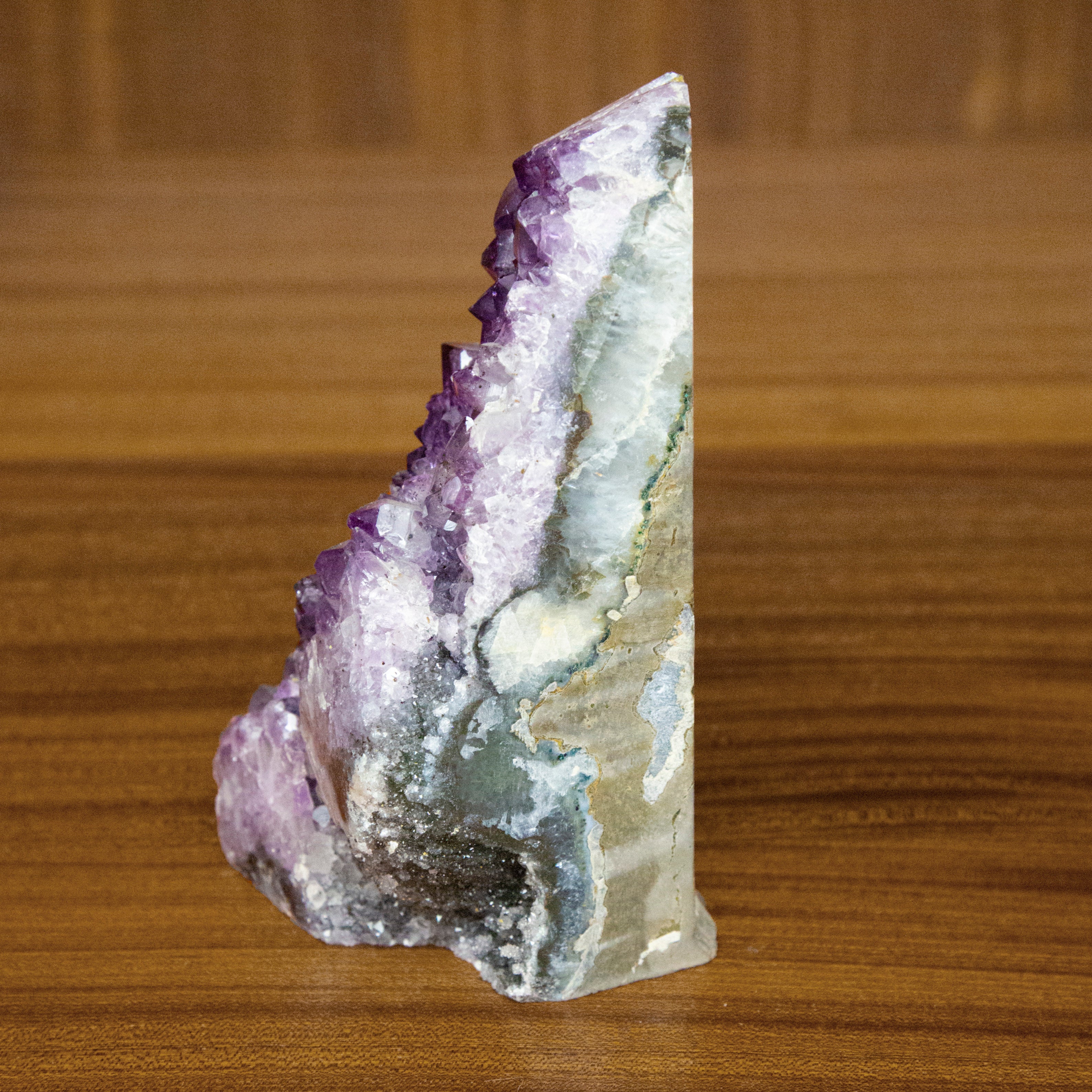 Free-Standing Amethyst Cluster Tower