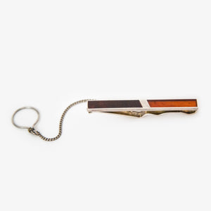 Sterling Silver Baltic Amber Tie Bar
