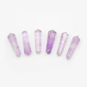 Lavender Amethyst Double Terminated Prism