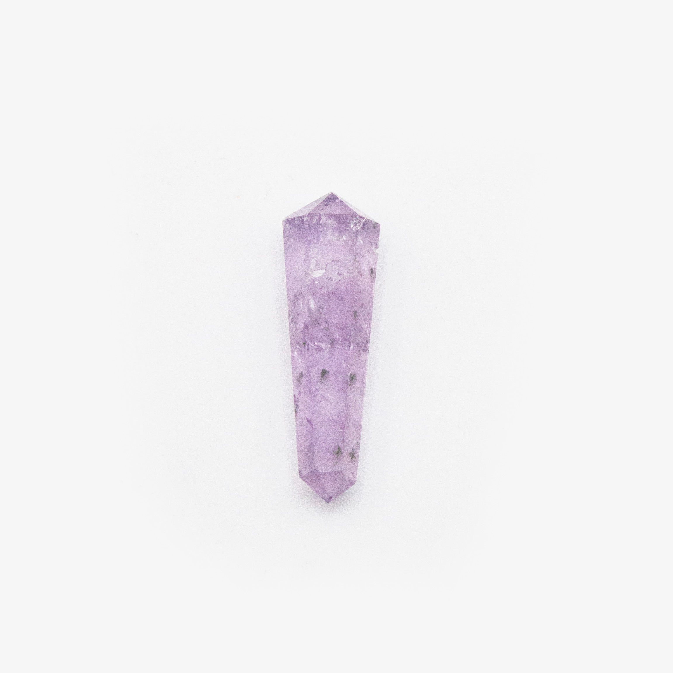 Lavender Amethyst Double Terminated Prism