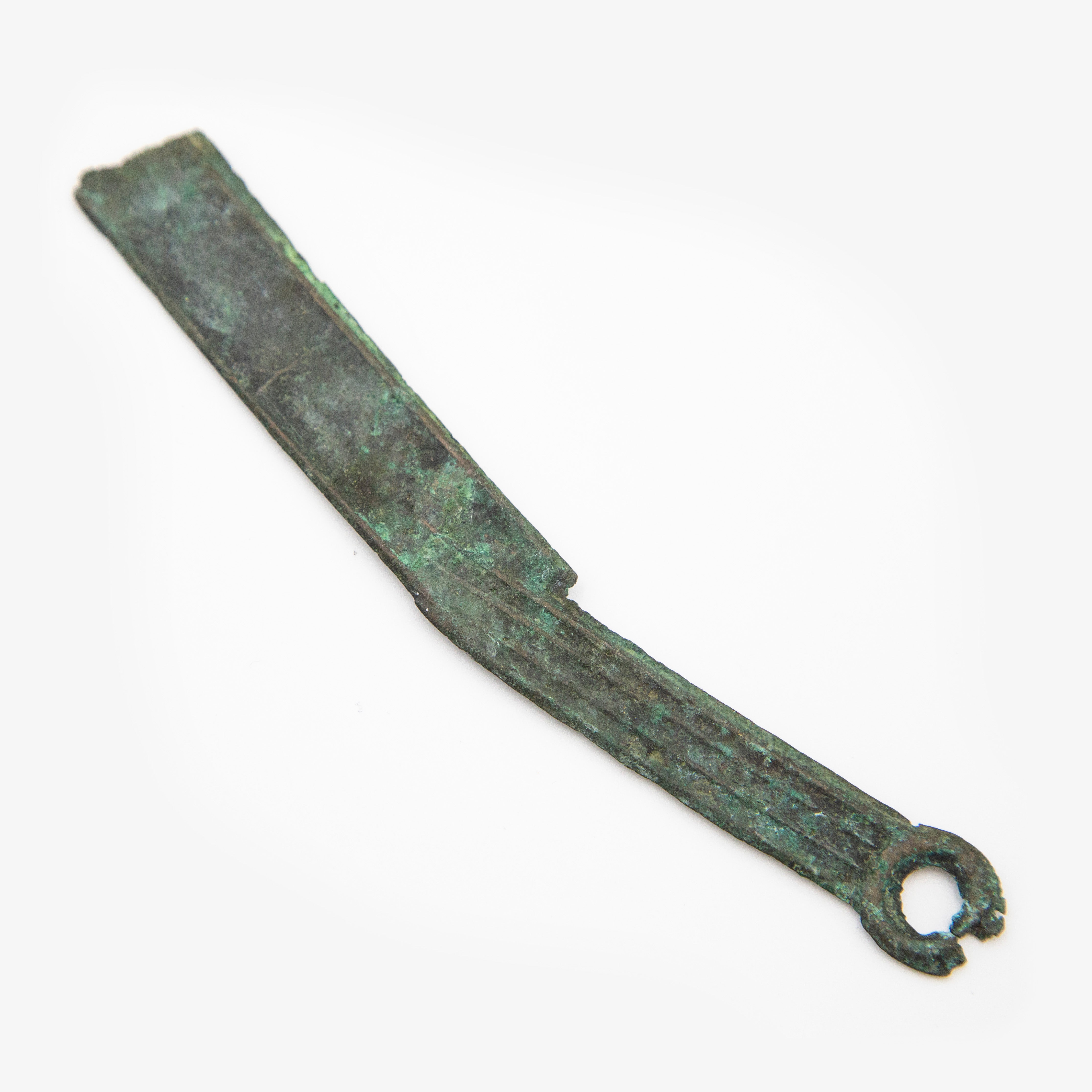 Ancient Chinese Bronze Knife Money Currency Coin