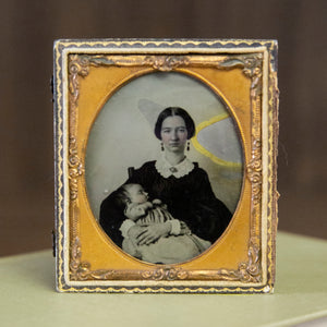 Antique Mother & Child Ambrotype