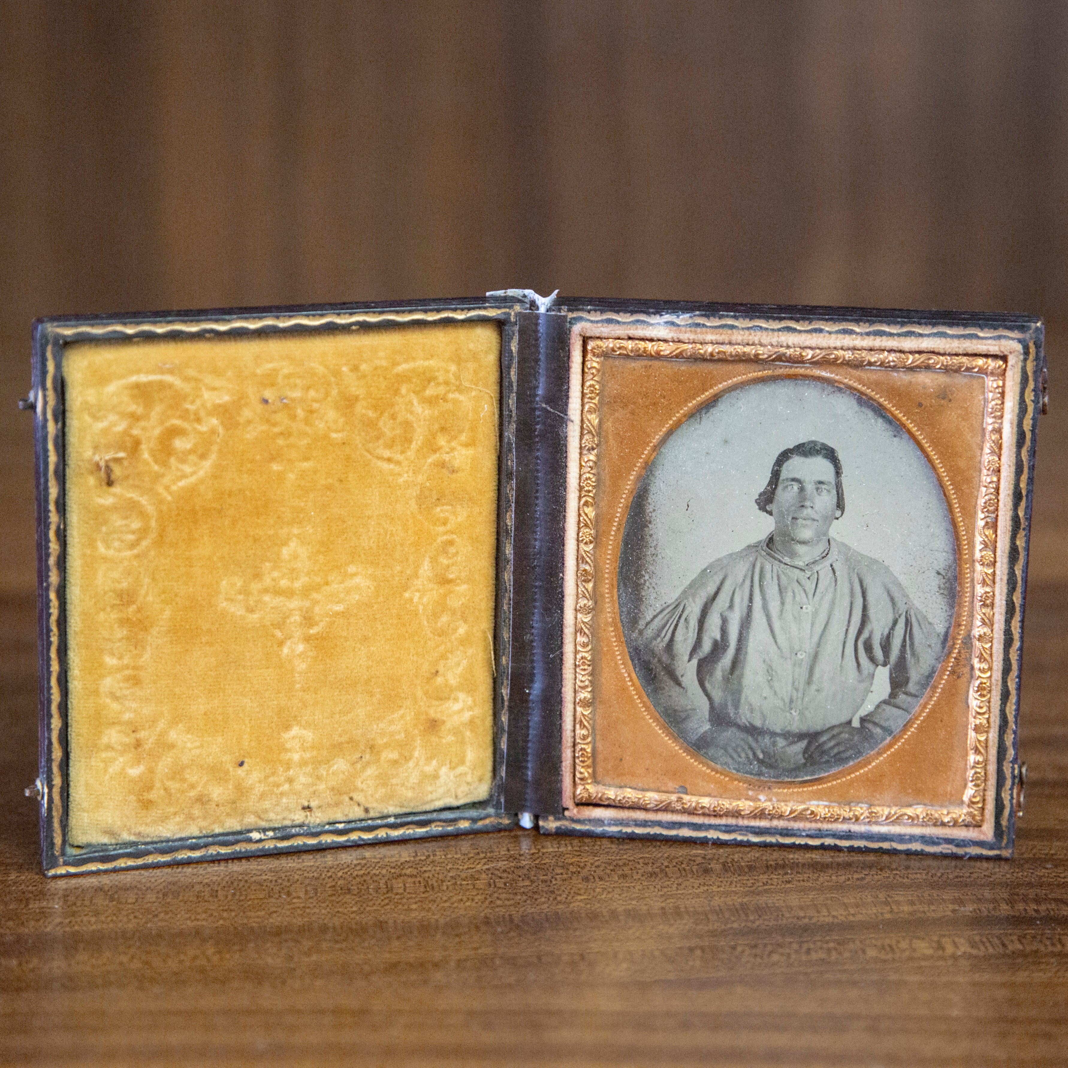 Antique Framed Ambrotype of Man