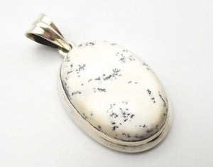Sterling Silver Dendritic Agate Pendant