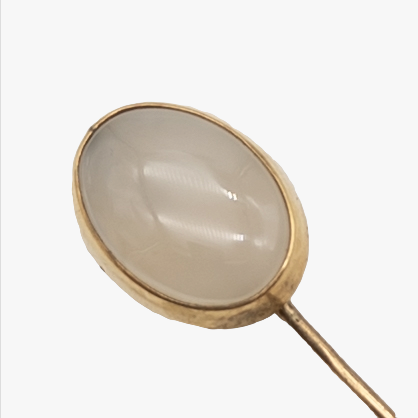 Vintage Gold Filled Rose Quartz Stick Pin