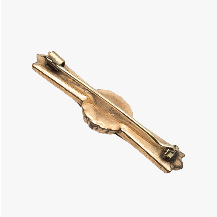 Antique Victorian Gold Filled Scrollwork Brooch