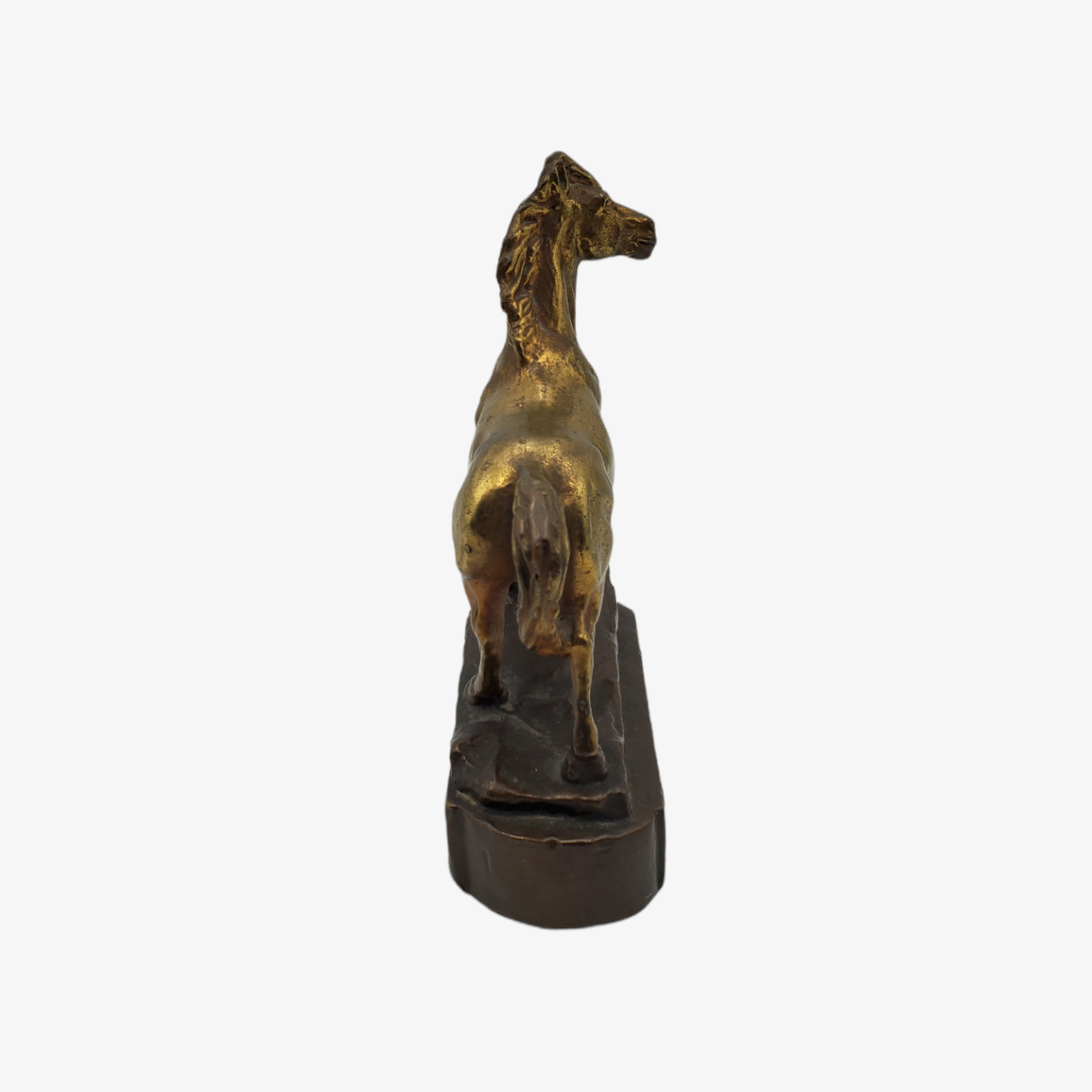 Vintage 1936 Bronze Horse Bookend