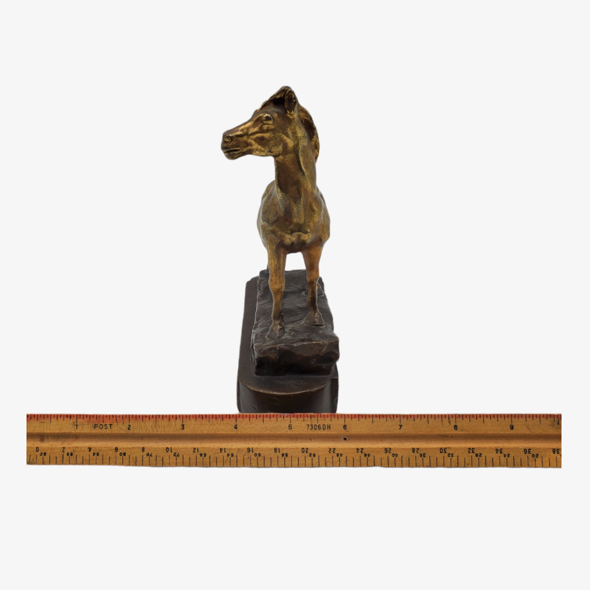 Vintage 1936 Bronze Horse Bookend