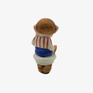 Art Deco German Porcelain  Bottle Stopper