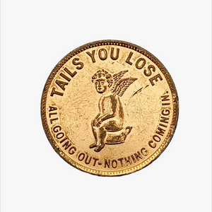 Antique Cascarets Heads I Win Tails You Lose Token – Ballyhoo