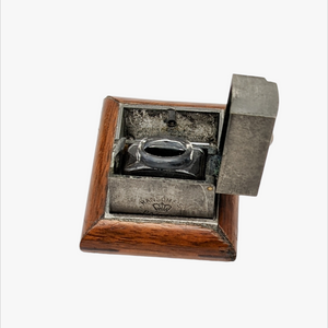 Antique Victorian Ransome's Patented Travel Inkwell