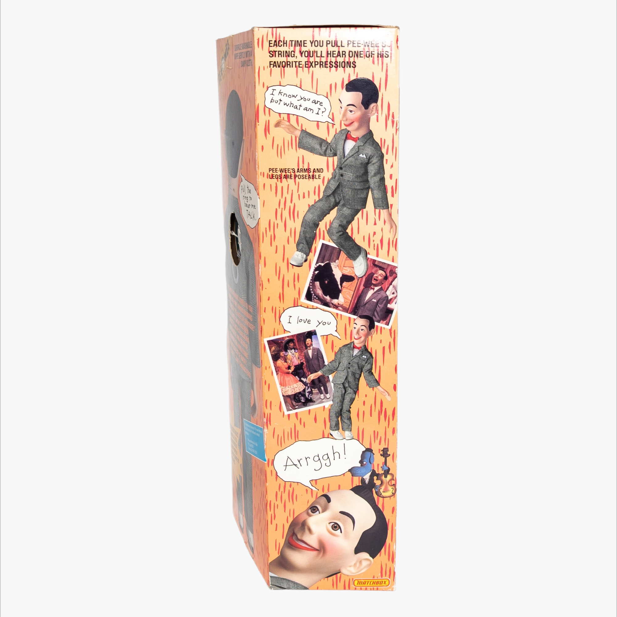 Vintage 1987 Talking Pee-Wee Herman Doll in Original Box