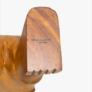 Vintage 17" Hand Carved Wood Tiki Statue