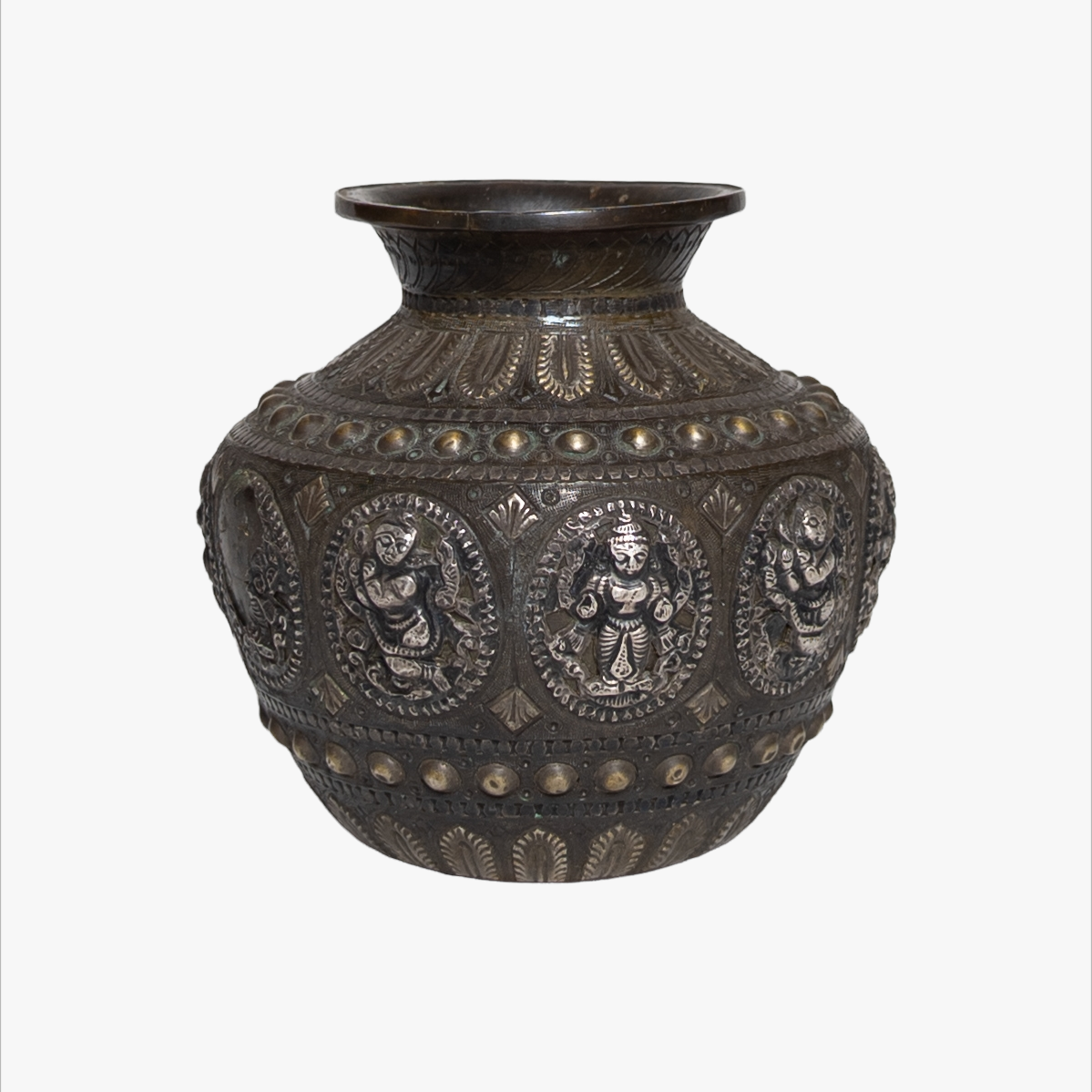 Antique Hindu Bronze Lota Pot
