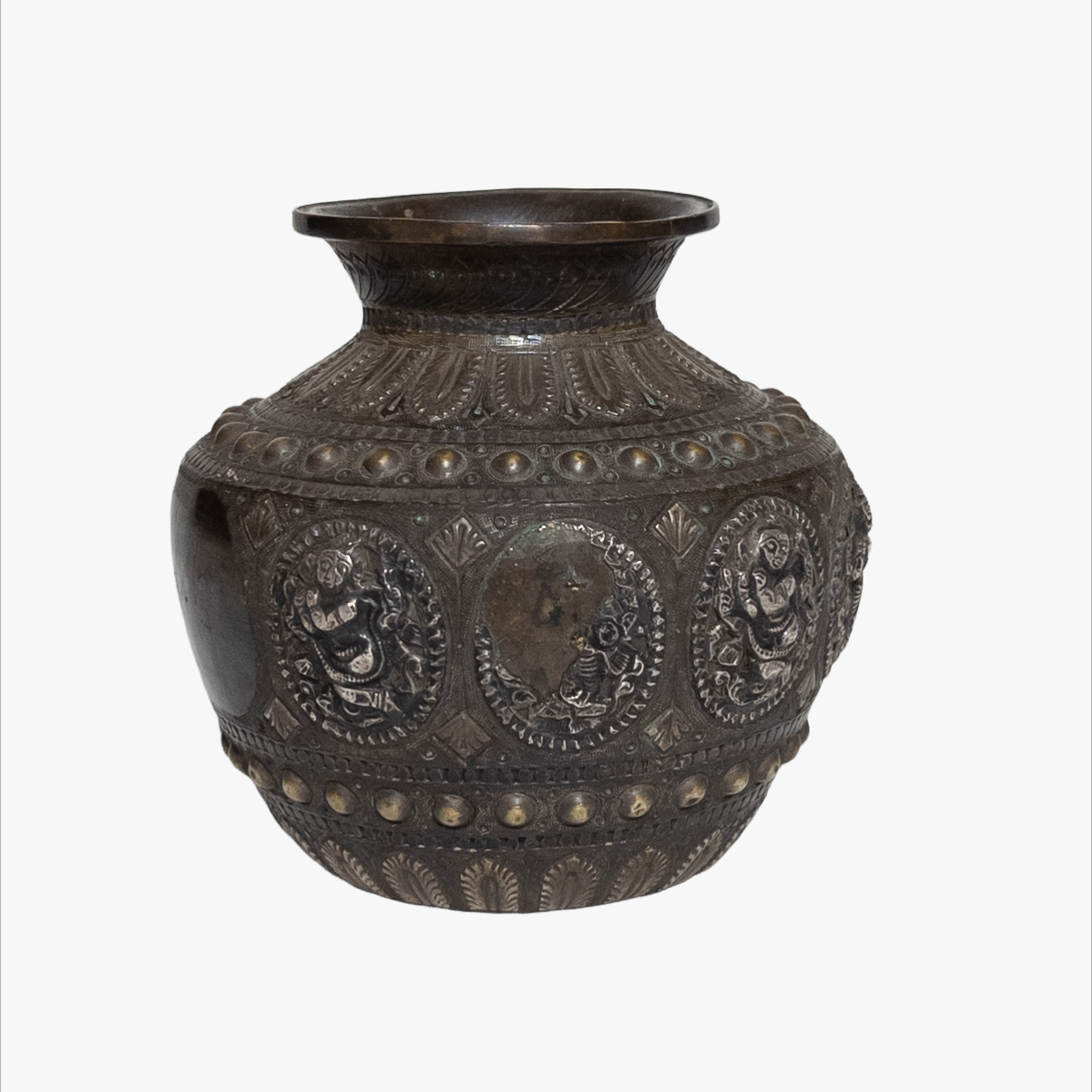 Antique Hindu Bronze Lota Pot