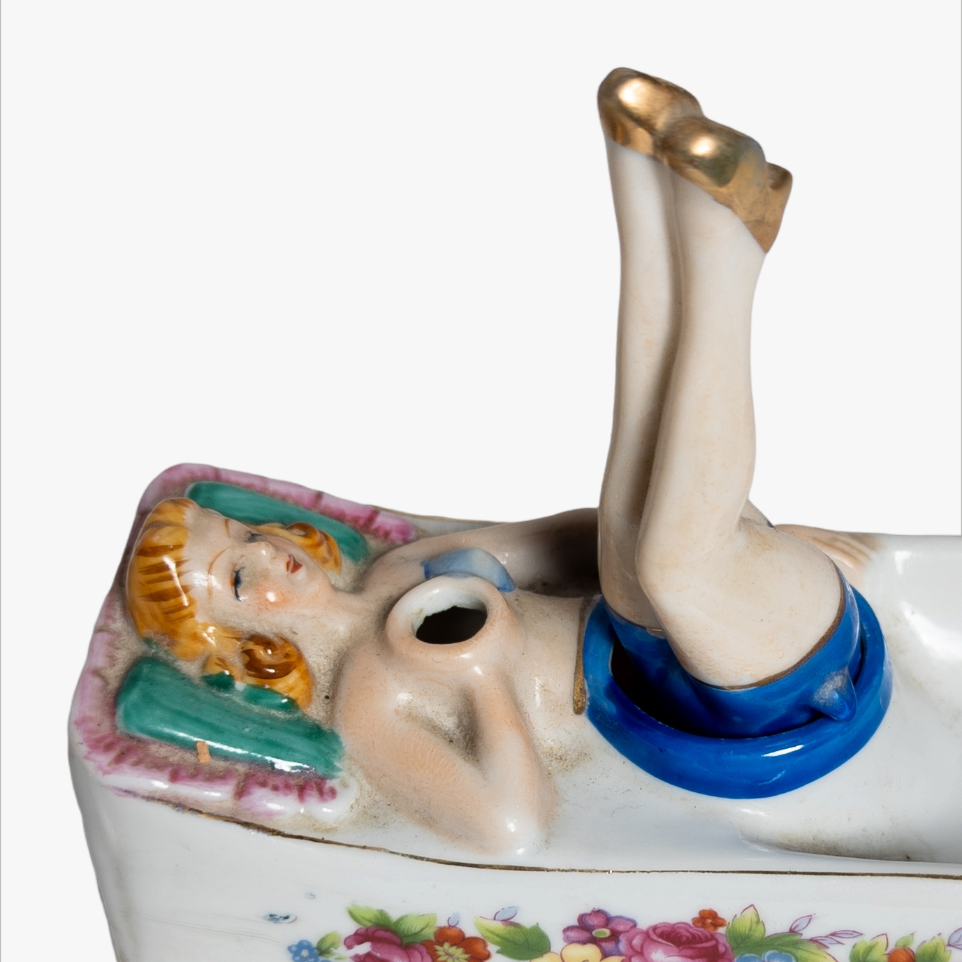 Vintage Naughty Nodder Bathing Beauty Ashtray