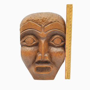 Vintage Cedar Kwakiutl Mask (Unsigned)