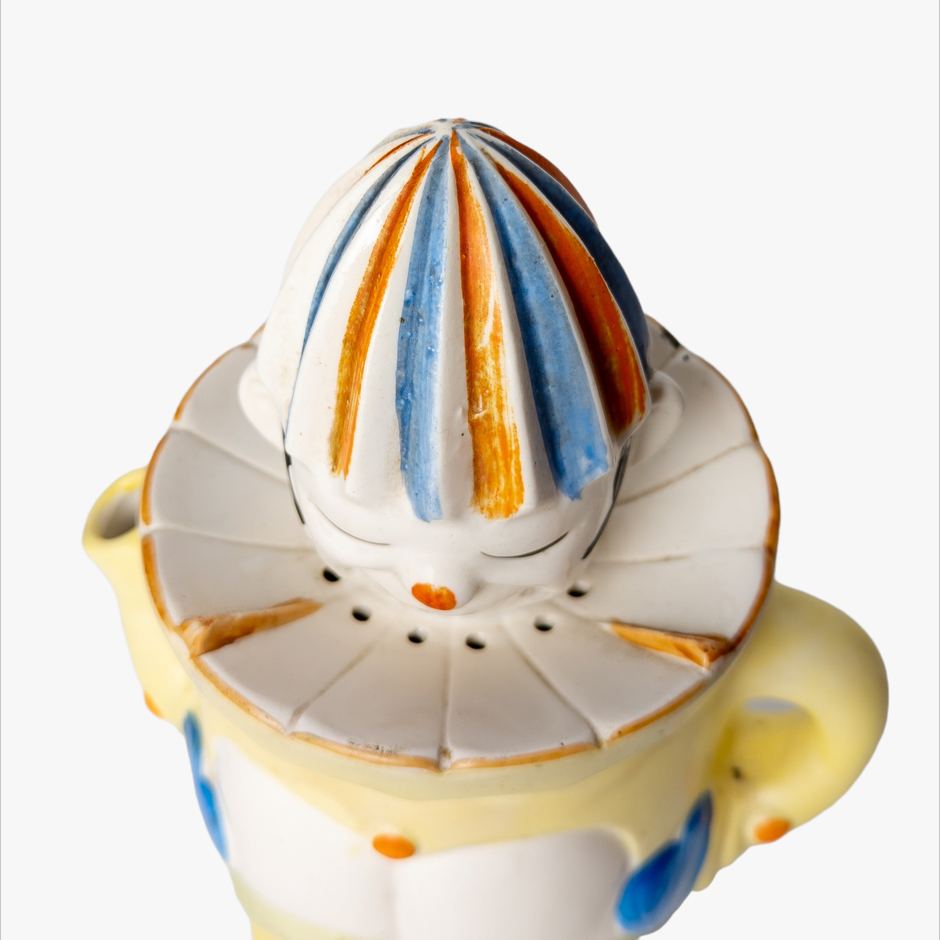 Vintage Ceramic Clown Citrus Reamer